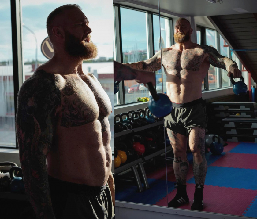 Хафтор Бьорнссон намекает на бодибилдинг