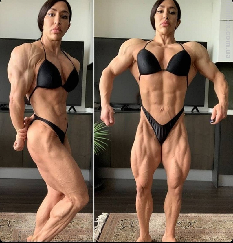 Мона Пурсалех - единственная иранская про-бодибилдерка