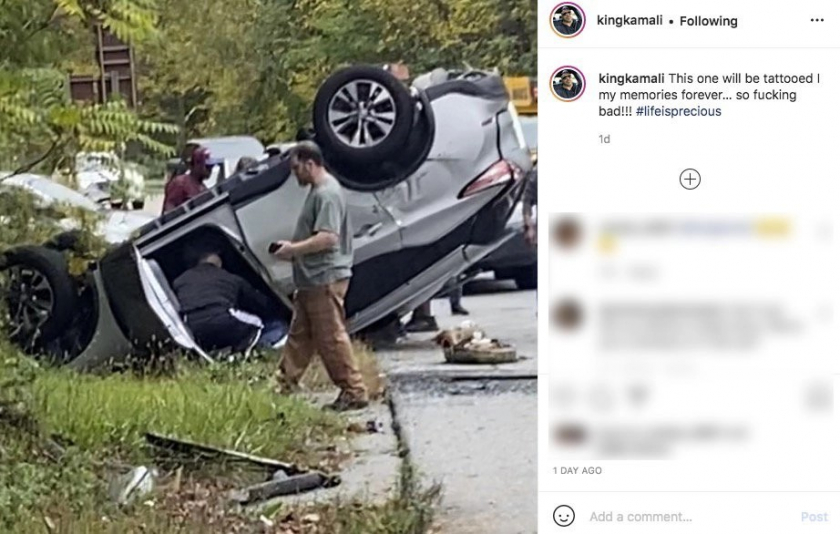 Бодибилдер спас пострадавшую в аварии