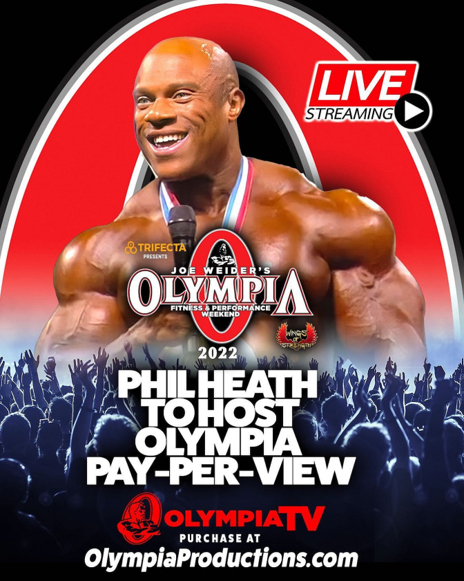 Фил Хит будет на Mr. Olympia 2022 комментатором