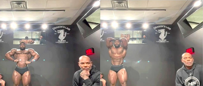 Флекс Уилер помогает Эндрю Джекеду подготовиться к Arnold Classic