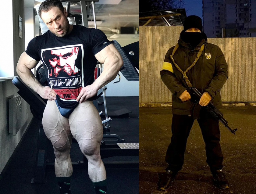IFBB Pro из Украины на защите родины