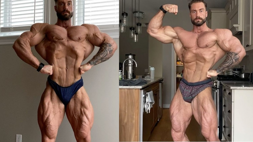 Крис Бамстед готовит достойное телосложение