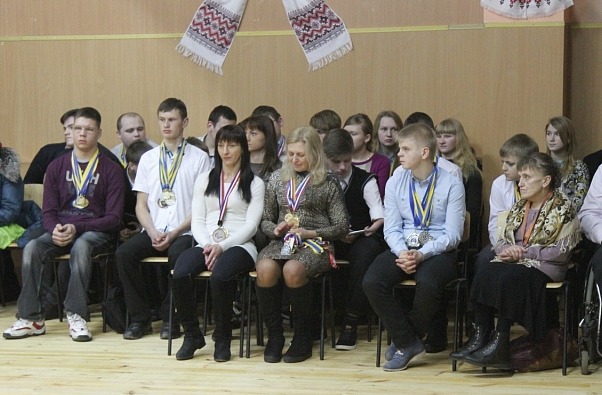 Награждение лучших спортсменов-инвалидов 2014 года