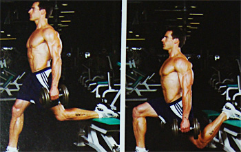 Тренировка одной ногой