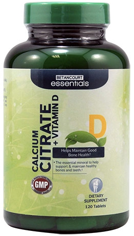 Betancourt Nutrition Calcium Citrate + Vitamin D
