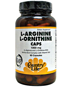 Country Life L-Arginine, L-Ornithine