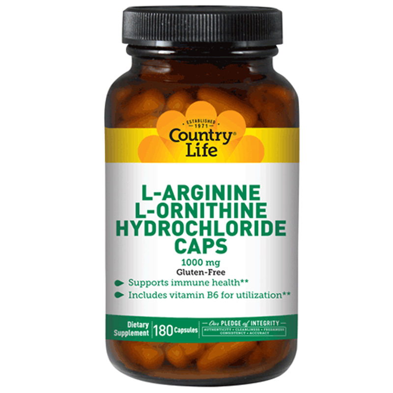 Country Life L-Arginine, L-Ornithine