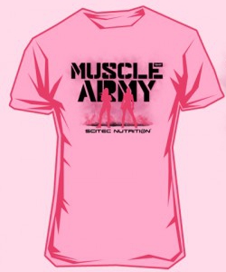 Scitec Nutrition T-shirt Muscle Army Girl Azalea